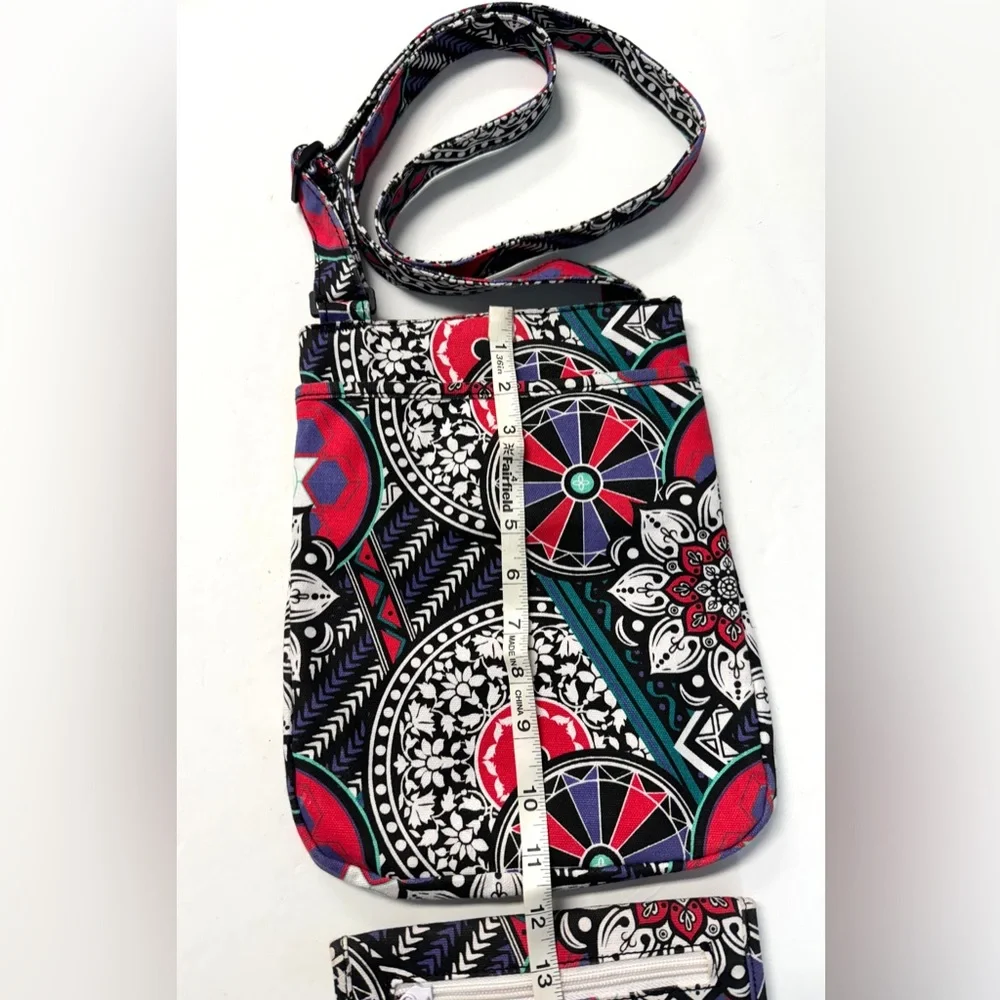 KAVU Crossbody Red,White & Black Bag & Wallet